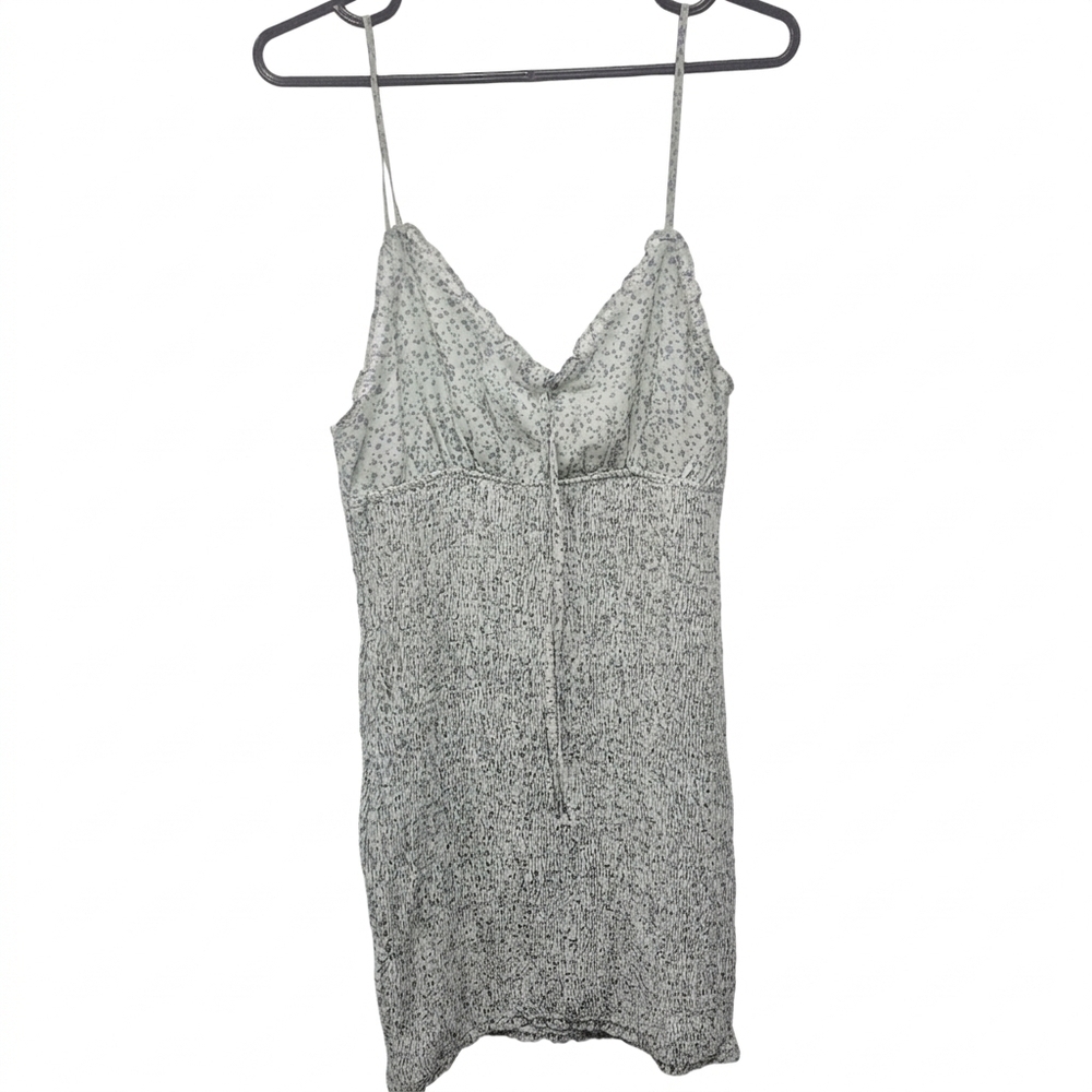 Storia Floral Smocked Sleeveless Bodycon Mini Dress